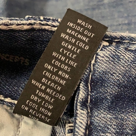 Inc Denim Regular Boot Leg Jeans.Size 6. Hems Worn - Picture 7 of 9